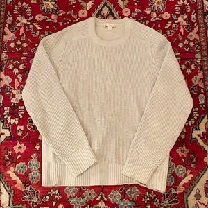 GAP 100% Cotton Heavy Gauge Sweater Light Grey M